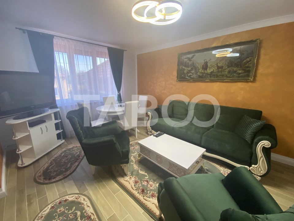 Apartament 3 camere 60mpu mobilat utilat curte zona Centru Alba Iulia 