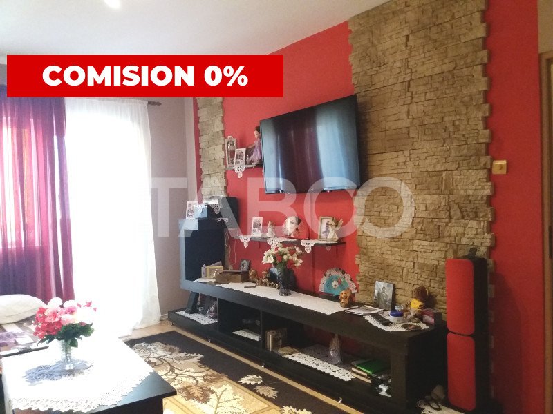 Apartament 72 mp 3 camere 2 bai etaj 3 balcon zona buna Cisnadie in Cisnadie - Măgurii