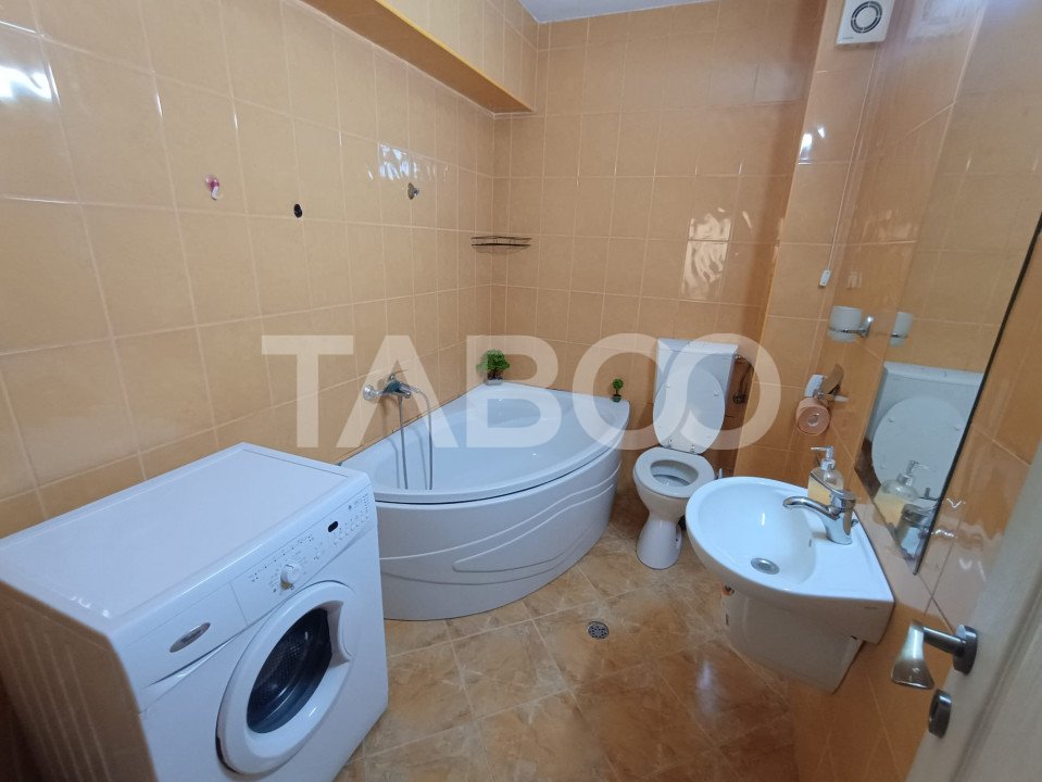 Apartament cu 2 camere de inchiriat decomandat 62 mp Rahovei Sibiu