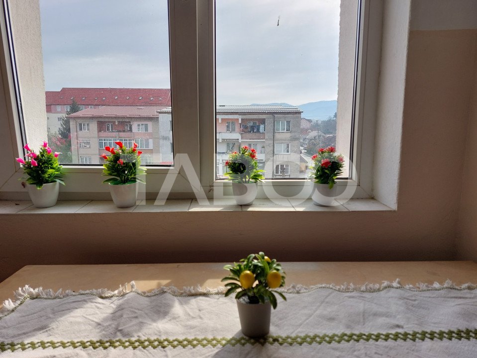 Apartament de vanzare 3 camere 55 mpu etaj 3 Piata Noua Cisnadie