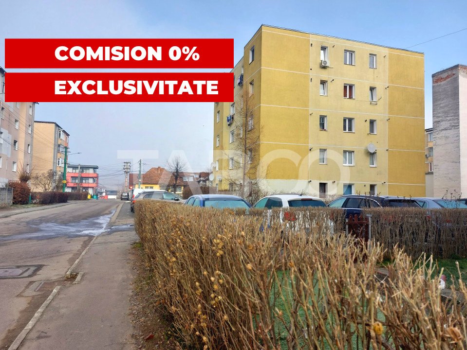 Apartament de vanzare 40 mpu 2 camere mobilate Piata Noua in Cisnadie in Cisnadie - Piaţa Nouă