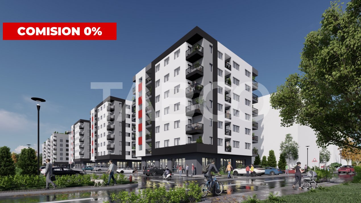 Apartament LA CHEIE cu 2 camere 51 mpu in Sibiu zona Doamna Stanca