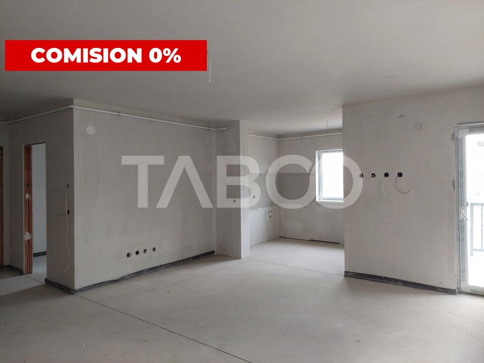 Apartament LA CHEIE cu 2 camere 51 mpu in Sibiu zona Doamna Stanca