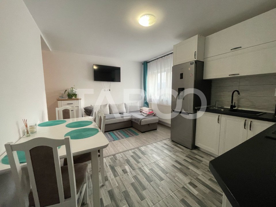 Apartament modern de vanzare cu 3 camere 49 mpu Cartierul Arhitectilor in Sibiu - Scoala de Tenis