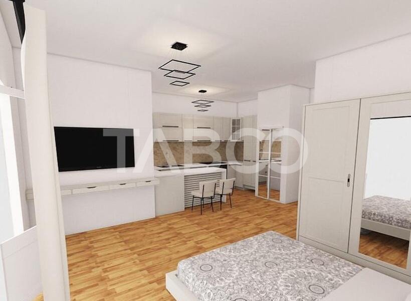 Garsoniera de vanzare 38 mpu cu balcon LA CHEIE in Sibiu zona Rahovei